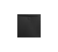KALDEWEI SUPERPLAN ZERO 1546-5, Receveurs de douche avec support de receveur extra-plat, 110x110cm, 354647982676, Couleur: Noir mat 100 avec Secure Plus