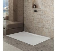 Kaldewei de douche SUPERPLAN ZERO 1570 357000010001 100 x 130 cm, brillant, blanc alpin