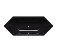 Kaldewei Vaio Duo 6 bain 233234013701 210x80cm, effet perle antidérapant, noir