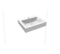 Kaldewei - Lavabo mural Cono 3089 (600x500x120 mm) effet perlant blanc avec trou taraudé 1 place