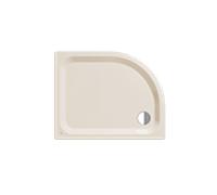 Kaldewei Zirkon Kaldewei douche 455535000231 90x75x3.5cm, avec support, antidérapant, pergamon