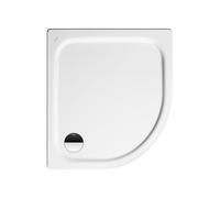 Kaldewei douche Zirkon 455548040711 90x75x3,5cm, avec support, blanc alpin mat