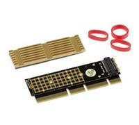 KALEA-INFORMATIQUE Adaptateur / Carte contrôleur compacte PCIe 16x pour SSD M2 PCIe 3.0 NVMe - AVEC RADIATEUR G