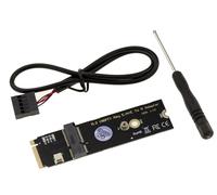 Adaptateur carte M2 E Key ou E+A Key vers port M.2 M Key ou B+M, compatible Intel 7265 8260 8265 9060.
