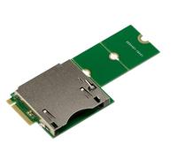 KALEA-INFORMATIQUE Adaptateur CF Express CFe Type B vers Port SSD M2 M Key, Forme à 90°, Longueur de la Carte Adaptable, Interface PCIe NVMe