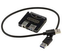 KALEA-INFORMATIQUE Adaptateur convertisseur pour Disque SAS 2.5 ou 3.5 avec connecteur SFF-8482 vers USB3.0 5G, Vendu sans Alimentation