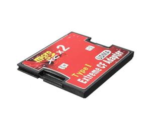 KALEA-INFORMATIQUE Adaptateur Double MicroSD vers Compact Flash CF I 128GB | Adaptateur CompactFlash CF Type I pour deux cartes MicroSD/MicroSDHC/MicroSDXC jusqu’à 128 Go