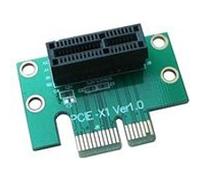 KALEA-INFORMATIQUE Adaptateur équerre Type Riser à 90° pour Fente PCIe x1 pour Monter à l'horizontale Une Carte PCI Express x1