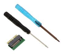 KALEA-INFORMATIQUE Adaptateur M2 pour remplacer Le SSD d'origine d'un Portable Mac 2013 2014 2015 2016 2017 2018 2019 2020 en 12+16 Points par Un SSD M.2 NGFF PCIe M Key, avec Outils
