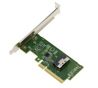 KALEA-INFORMATIQUE Carte contrôleur Adaptateur PCIe 4.0 vers Slim SAS SFF-8654 8i pour SSD NVMe M2 M3 U2 U3 ou Plaque rapportée PCIe