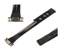 KALEA-INFORMATIQUE Adaptateur pour port M2 NVMe M Key vers Oculink SFF-8612 compatible PCIe 4.0 avec bande passante 64 GT/s