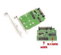 KALEA-INFORMATIQUE Adaptateur pour SSD M2 NGFF SATA B ou B+M Key et/ou SSD mSATA vers SATA, avec équerre G