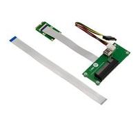 KALEA-INFORMATIQUE Adaptateur Riser PCIe x8 vers miniPCIe avec Nappe blindée 15cm ou 25cm pour Monter Une Carte PCI Express 8X sur Un Port Mini PCIe