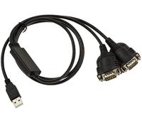 KALEA-INFORMATIQUE Adaptateur USB vers 2 ports RS232 DB9