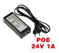 KALEA-INFORMATIQUE Alimentation Externe POE Power Over Ethernet 220V vers 24V 1A. Injection + sur Fils 4 et 5, et - sur Fils 7 et 8. Entrée et Sortie RJ45.