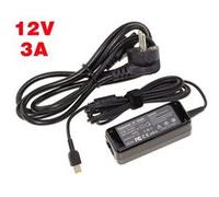 Alimentation pour PC Portable 12V 3A Embout carré - Pour Lenovo ThinkPad