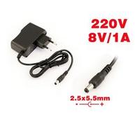 KALEA-INFORMATIQUE Alimentation Secteur 220V vers 8V DC 1A avec connecteur 2,5mm x 5,5mm (diamètres Interne/Externe)