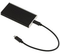 KALEA-INFORMATIQUE Boitier Aluminium USB4 et Thunderbolt 4 40G pour SSD M2 NVMe. Débit réel mesuré sur Mac ou PC 3.7G/s