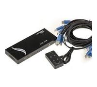 KVM SWITCH HDMI - USB - 4 PORTS Complet, livré avec cordons et télécommande