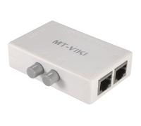 KALEA-INFORMATIQUE Boitier de Partage RESEAU ETHERNET RJ45 Switch 2 ports - REVERSIBLE