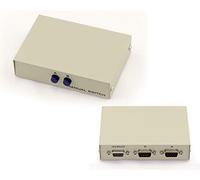 Boitier de partage Série RS232 Switch RS-232 2 ports. Réversible, 2 entrées vers 1 sortie OU 1 entrée vers 2 sorties