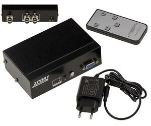 KALEA-INFORMATIQUE Boitier de répartition Switch SDI 2 Ports, 2 entrées BNC SDI vers Une Sortie. Compatible SD-SDI/HD-SDI et 3G-SDI 297MB/s, avec TELECOMMANDE et contrôle par Port COM RS232
