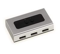 KALEA-INFORMATIQUE Boitier de répartition vidéo Displayport Type Switch pour aiguiller 2 entrées vers 1 Sortie. Support DPCP et HDCP, résolution 2560x1600
