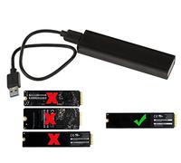 KALEA-INFORMATIQUE Boitier Externe pour SSD de Mac Air ou Retina 2012 vers USB3 (USB 3.0 SUPERSPEED) pour SSD de Mac en 8+18 Broches (A1466 A1465 MD223 MD224 MD231 MD232)