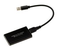 KALEA-INFORMATIQUE Boitier Aluminium Noir mSATA vers USB3 avec Cordon pour SSD mSATA 30mm ou 50mm