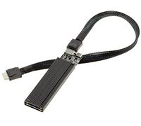 KALEA-INFORMATIQUE Boitier pour SSD M2 NVMe M Key vers Oculink SFF-8612 Compatible PCIe 4.0 avec câble 40cm
