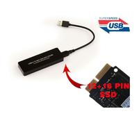 KALEA INFORMATIQUE Boîtier USB 3.0 pour SSD Mac 12+16 broches (MacBook 2013-2019)