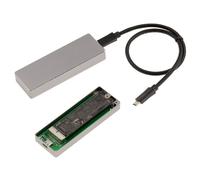 KALEA-INFORMATIQUE Boitier USB 3.2 Gen 2x2 20G pour SSD NVMe de MAC produit après 2013 en 12+16 points. Aluminium brossé, avec out