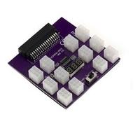 KALEA-INFORMATIQUE Breakout Board pour Alimentation Emerson 7001484 12 connecteurs P6 - Puissance maximale 1200W - 7001484-J000 7001484-J002 39Y7200 39Y7201 G