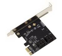 Kalea Informatique Carte contrôleur PCIe SATA 4 ports ASM1064 – PCIe 3.1 x1 AHCI UEFI