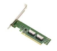 KALEA-INFORMATIQUE Carte contrôleur Adaptateur PCIe 5.0 vers 2 Ports MCIO 8i pour SSD NVMe M2 M3 U2 U3 ou plaques rapportées PCIe