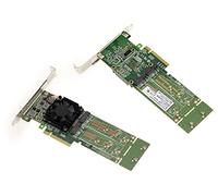 KALEA-INFORMATIQUE Carte contrôleur M2 PCIe 3.0 x8 pour 4 SSD M.2 NVMe M Key. Chipset PLX PEX 8747