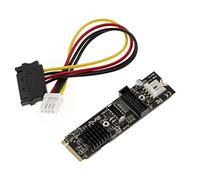 KALEA-INFORMATIQUE Carte contrôleur M2 PCIe M Key 2 Ports USB3 5G sur connecteur 19 pin et Type E Chipset USB 3.0 Via VLI VL805