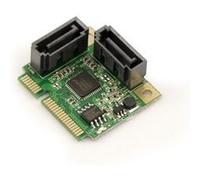 Carte contrôleur Mini PCI Express HALF SIZE 2 PORTS SATA 3.0 avec Chipset ASM1061