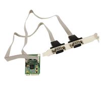 Carte contrôleur Mini PCI Express série 2 PORTS COM RS232 - FICHES DB9 avec Chipset EXAR XR17V352
