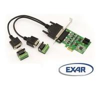 KALEA-INFORMATIQUE Carte contrôleur PCI Express PCIe 2 ports RS422 RS485 avec Chipset EXAR XR17V352. Windows XP/Vista/Seven/8/10/11, Windows Server 2003/2008/2012, Linux