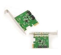 KALEA-INFORMATIQUE Carte contrôleur PCI Express PCIe 2X SATA 3 6G. Raid 0 1 SPAN. Equerres Low et High Profile avec Chipset ASM1061R