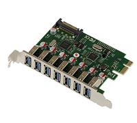 KALEA-INFORMATIQUE Carte contrôleur PCI EXPRESS PCIe vers USB 3.0 7 ports USB3 A horizontaux avec Chipset Via VLI VL805