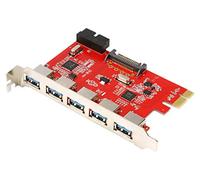 KALEA-INFORMATIQUE Carte contrôleur PCI Express PCIe vers USB 3.0 avec 5 Ports externes 5G et 2 Ports internes sur connecteur USB3 19 Points