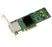 KALEA-INFORMATIQUE Carte contrôleur PCIe 2.0 SAS 6GB 8 Ports externes. Modèle OEM SAS 2008 avec équerres High et Low Profile