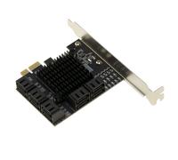 KALEA-INFORMATIQUE Carte contrôleur PCIe 3.0 x1 - 10 ports SATA III 6Gb/s, double chipset JMB575