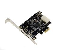 - Carte Controleur PCIE FIREWIRE 800 IEEE1394B sur port PCI EXPRESS 1x (PCI-E) - 2+1 Sorties - Chipset TI TEXAS INSTRUMENTS