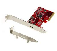 KALEA-INFORMATIQUE Carte contrôleur PCIe Gen 3.0 x4 avec 1 Port USB 3.2 20G Type C 5V 3A avec Chipset Asmedia ASM3242. Equerres High et Low Profile