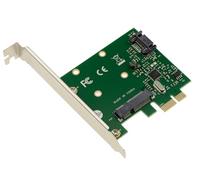 KALEA-INFORMATIQUE Carte contrôleur PCIe pour SSD mSATA et Disque Dur SATA, Interface SATA 3.0 6GB