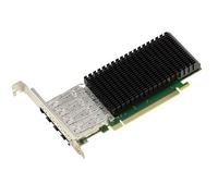 Carte contrôleur PCIe Réseau LAN Ethernet 4 ports 10G SFP+ et 25G SFP28 fibre Intel E810