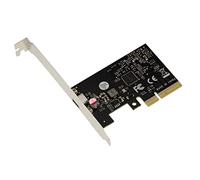 KALEA-INFORMATIQUE Carte contrôleur PCIe x4 1 Port USB 3.2 Gen 2x2 20G Type C avec Chipset ASM3242. High et Low Profile